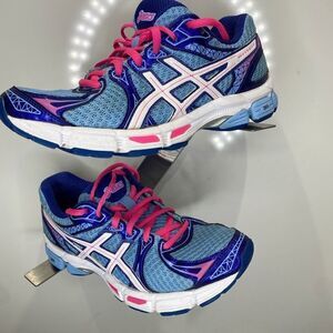 Asics Size 7 Blue and Pink GEL Exalt-2 T4B6N